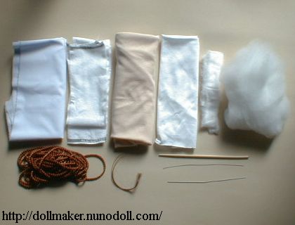 Materials of a doll
