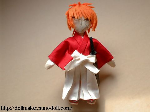 Rurouni Kenshin 2023 Himura Kenshin Chibigurumi Chain Plush Doll