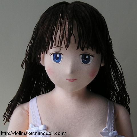 Doll with blue eyes