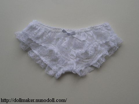 Barbie white underwear accessory fashion panties panty lace edge