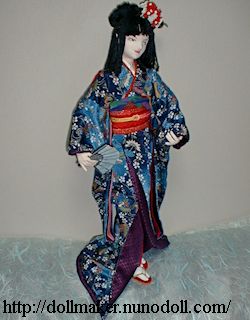 Japanese kimono doll