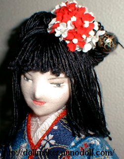 Girl doll in kimono