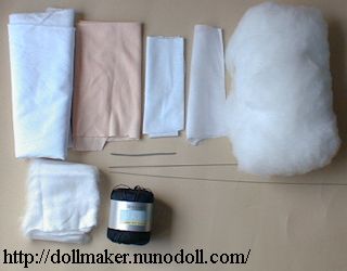 Materials of a doll