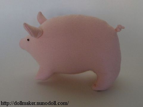 pig stuffed animal pattern