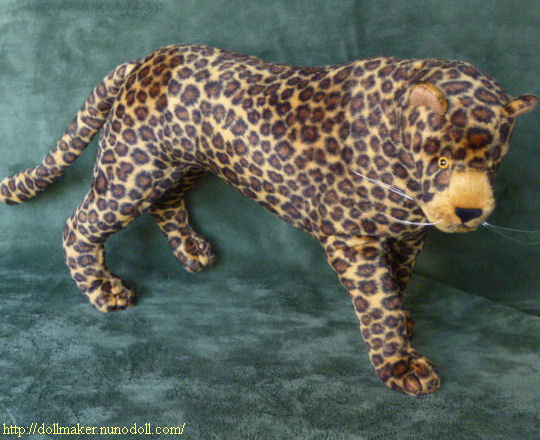 stuffed leopard toy