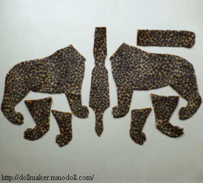 Leopard body parts