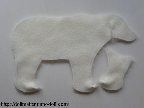 stuffed polar bear pattern