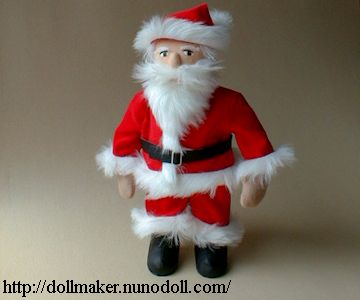 santa clothes doll