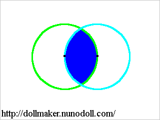 Pattern of snowman