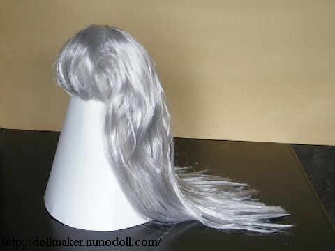 Silver wig